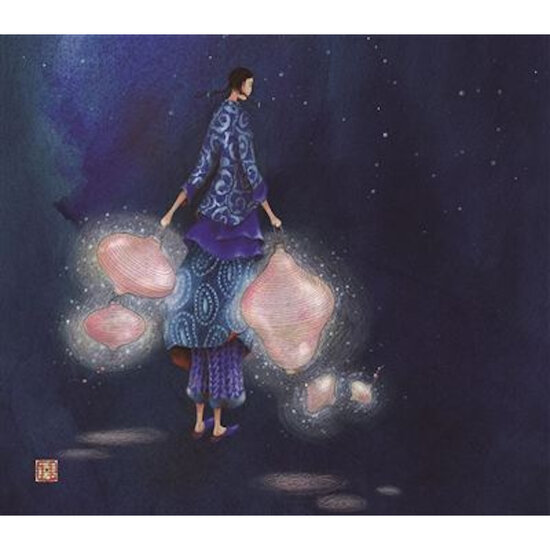 luxe wenskaart ga&euml;lle boissonnard - nachtwandeling | muller wenskaarten