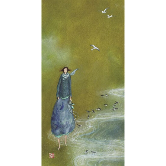 luxe wenskaart ga&euml;lle boissonnard - op een ochtend | mullerwenskaarten