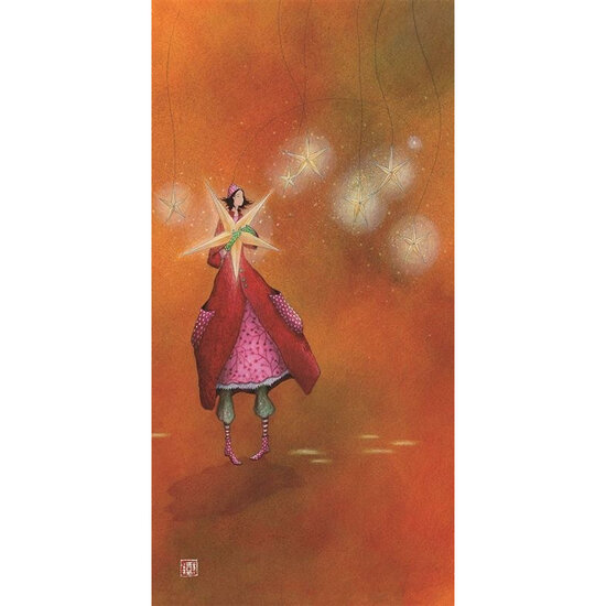 luxe wenskaart ga&euml;lle boissonnard - de mooie ster| mullerwenskaarten