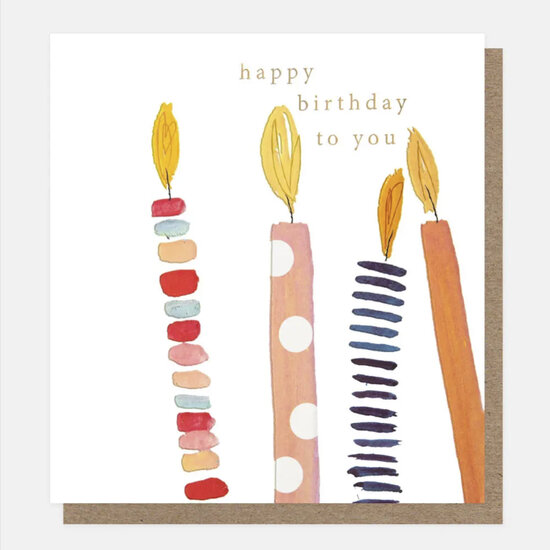 Bestel verjaardagskaart caroline gardner - happy birthday to you - kaarsjes bij mullerwenskaarten.nl