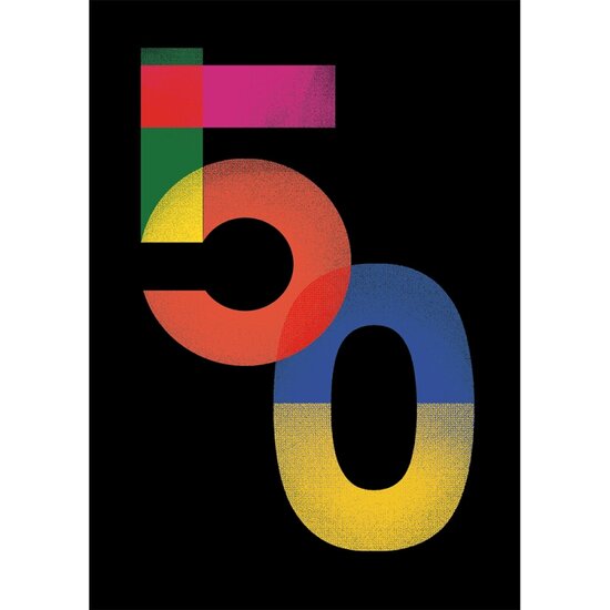 50 jaar verjaardagskaart woodmansterne - Happy Birthday!| muller wenskaarten