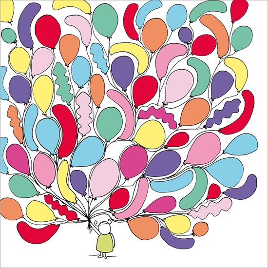 wenskaart woodmansterne - ballonnenfeest| muller wenskaarten