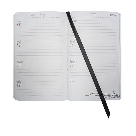 kleine agenda 2027 gaelle boissonnard - roodbruin (10 x 16,5 cm)
