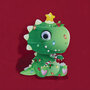 wiebelhoofd kerstkaart - dinosaurus| muller wenskaarten