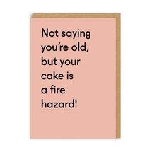 verjaardagskaart ohh deer - not saying you're old