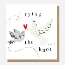 trouwkaart caroline gardner - tying the knot