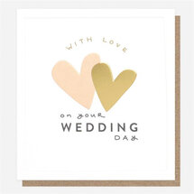grote trouwkaart caroline gardner - with love on your wedding day