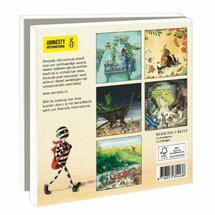 10 wenskaarten voor amnesty international - uit alfabet, boek van charlotte dematons