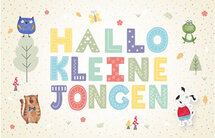 geboortekaartje - hallo kleine jongen