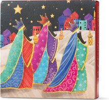 12 christelijke kerstkaarten noel tatt - merry christmas and a happy new year - 3 koningen