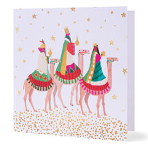 8 christelijke kerstkaarten voor amnesty international - 3 koningen