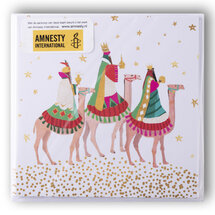 8 christelijke kerstkaarten voor amnesty international - 3 koningen