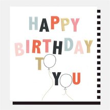 verjaardagskaart caroline gardner - happy birthday to you - ballonnen