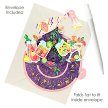 3D kaart - pirouettes cards - verjaardag cocktails