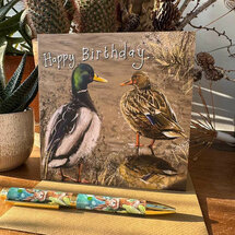 verjaardagskaart alex clark - happy birthday - eenden