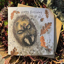 verjaardagskaart alex clark - happy birthday - egel