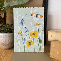 beterschapskaart alex clark - get well soon - bloemen