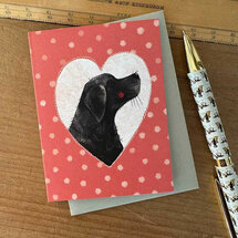 wenskaartje alex clark - hond in hart