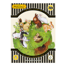 3D kaart - pirouettes cards - konijnen