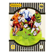 3D kaart - pirouettes cards - voetbal