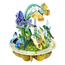 3D kaart - pirouettes cards - vlinder en libelle