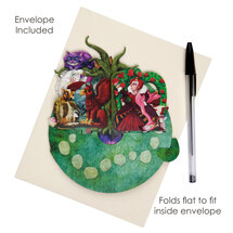 3D kaart - pirouettes cards - alice in wonderland