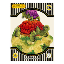 3D kaart - pirouettes cards - schildpad