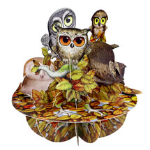 3D kaart - pirouettes cards - uilen