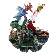 3D kaart - pirouettes cards - peter pan