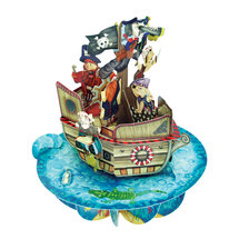 3D kaart - pirouettes cards - piratenschip
