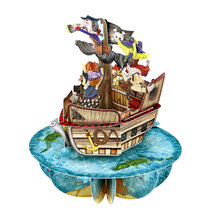 3D kaart - pirouettes cards - piratenschip