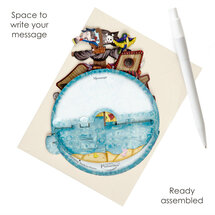 3D kaart - pirouettes cards - piratenschip