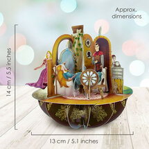 3D kaart - pirouettes cards - prinsessen