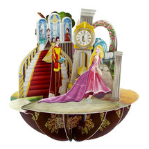 3D kaart - pirouettes cards - prinsessen