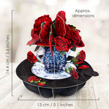 3D kaart - pirouettes cards - rozen