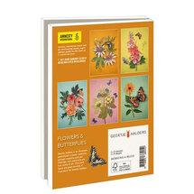 10 wenskaarten voor amnesty international - bloemen en vlinders