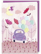wenskaart Correspondances - just married
