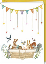 wenskaart correspondances - welkom baby