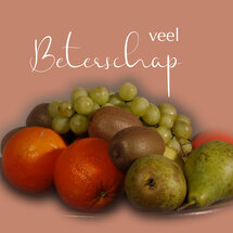 beterschapskaart - veel beterschap - fruitmand