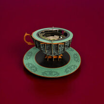 3D pop up wenskaart - a cup of tea - uil