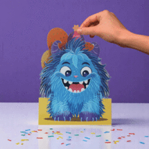 lasergesneden kaart met bewegende ogen - Aww! So Cute! - monsters
