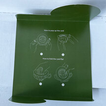 3D pop up wenskaart - a cup of tea - vos