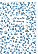wenskaart correspondances - met op rechte deelneming - vogels