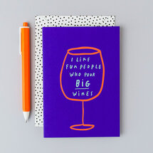 wenskaart rosie made a thing - Pop! - fun people big wines
