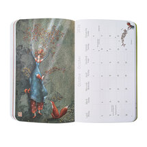 kleine agenda 2026 gaelle boissonnard - geel groen (10 x 16,5 cm)