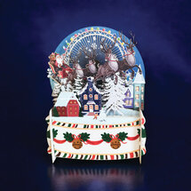 3d pop-up kerstkaart miniature greetings - arrenslee