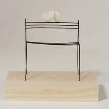 Sculptuur Laurent Trébout - ons bankje