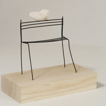 Sculptuur Laurent Trébout - ons bankje