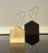 Sculptuur Laurent Trébout - liefdeshuisje