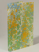 luxe A5 notitieboek - groen, geel, blauw